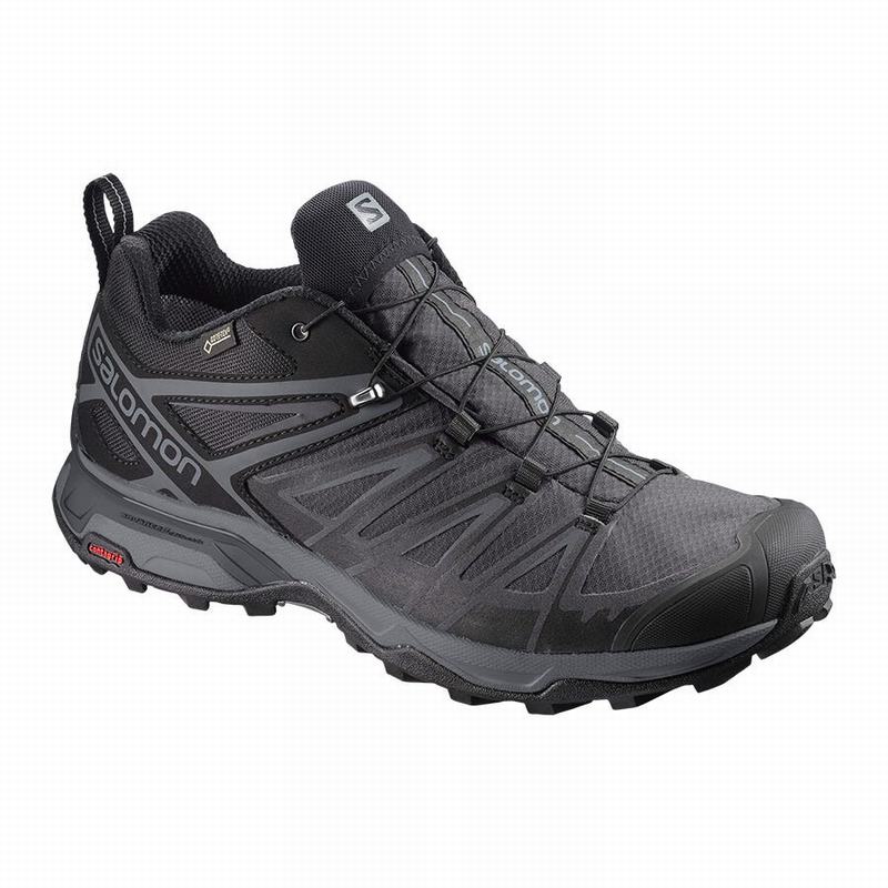 Salomon Israel X ULTRA 3 GORE-TEX - Mens Hiking Shoes - Black (KPZG-39218)